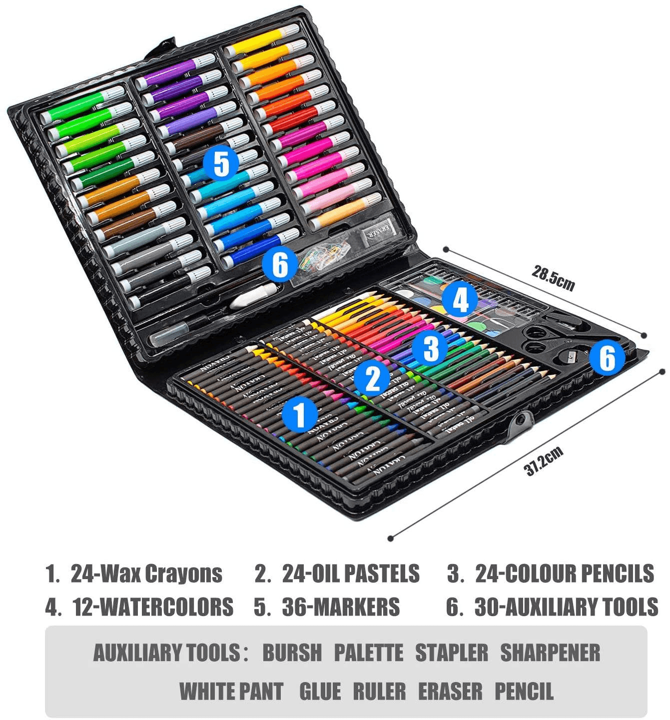 Portable Kids Drawing Art Set 150Pcs