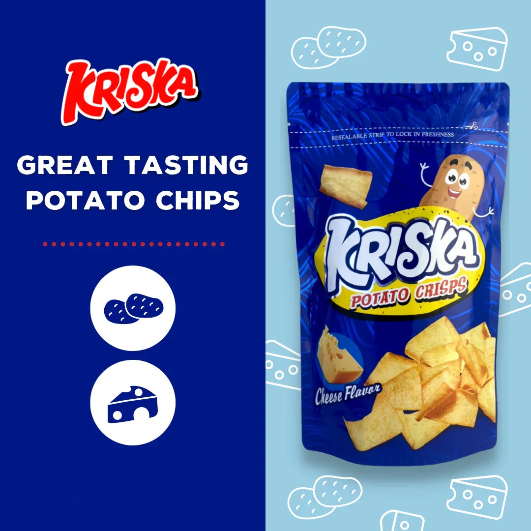 Kriska Potato Crisps Cheese Flavor - 100g