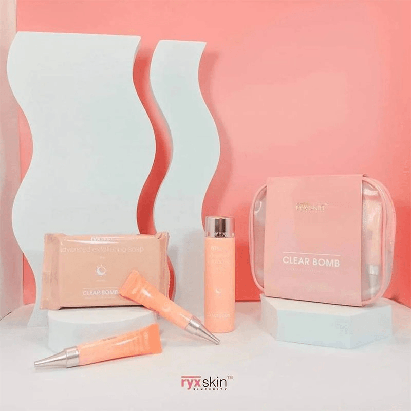 مجموعة التقشير المتقدمة Ryx Skin Clear Bomb