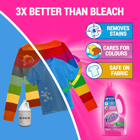 Vanish Laundry Stain Remover Multi Use Liquid - 1.8 L + 500ml