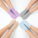 Multicolored Low-Cut Ankle Socks - 3 Pairs (D-164-D)