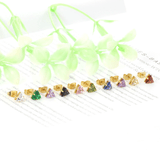 Golden Stainless Steel Stud Earings - 100
