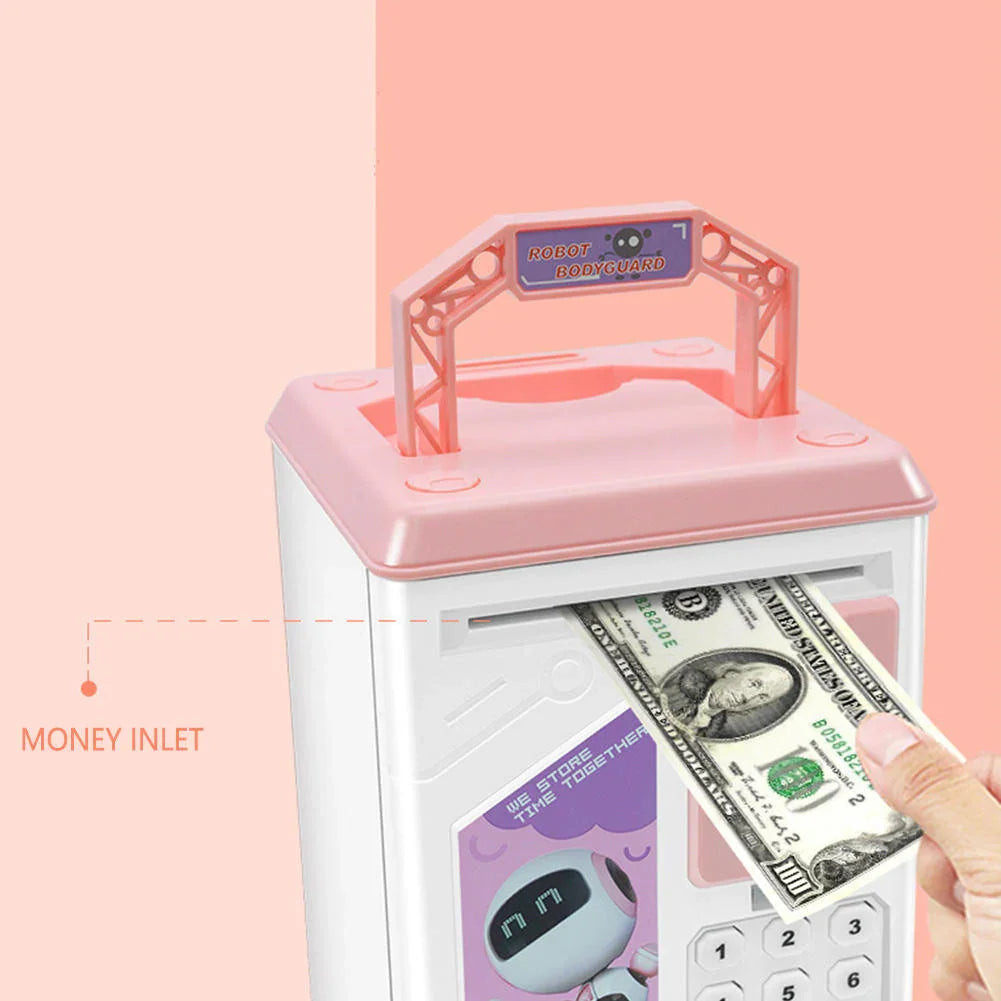 Robot Bodyguard Fingerprint Piggy Bank - 906R