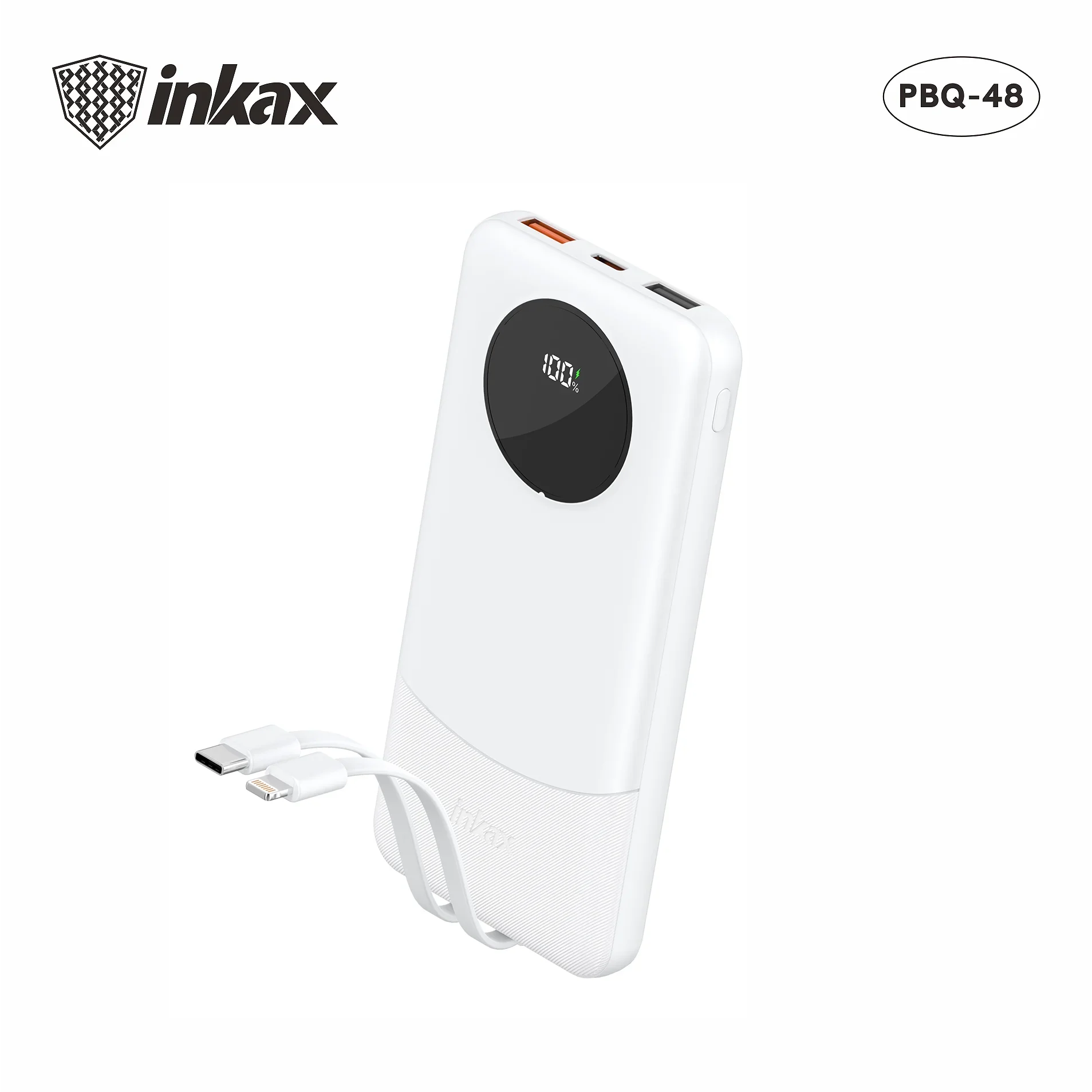 inkax Fast Charging 10000Mah Power Bank PBQ-48