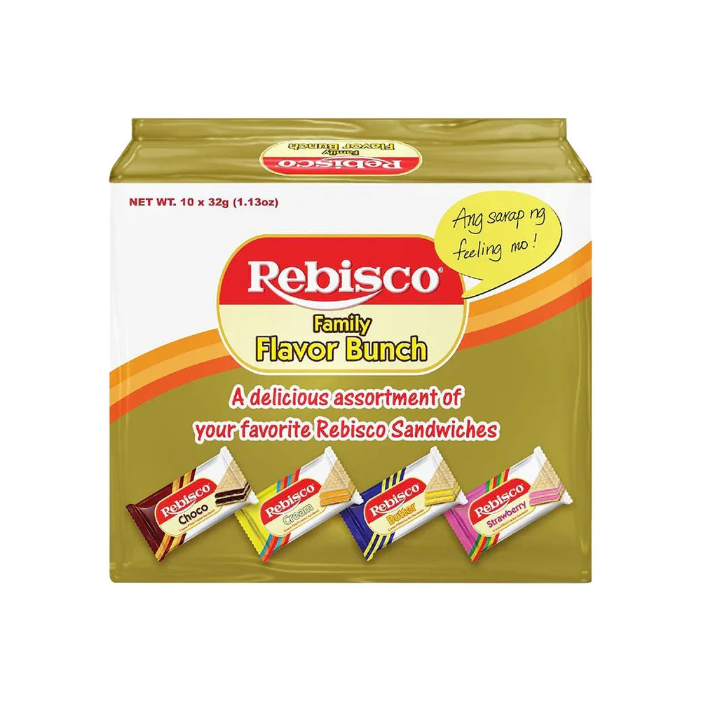 Rebisco Family Flavor Bunch Assorted Cracker - 318g