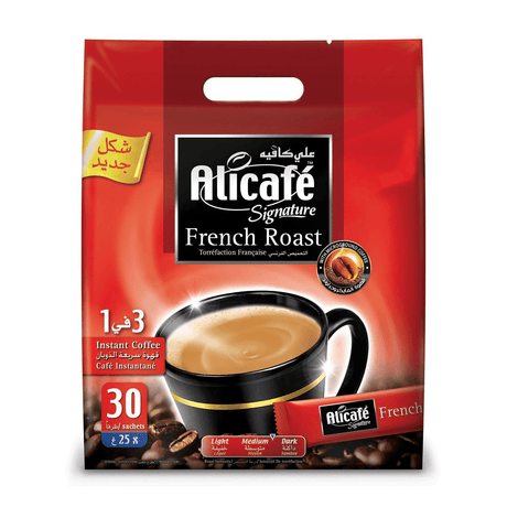 Alicafe Signature French Roast 3 in 1 Instant Coffee 30x25g