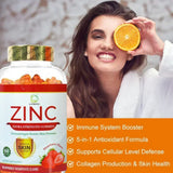 Dr. Pinoca Zinc Extra Strength Gummies Strawberry Flavour - 60 Gummies