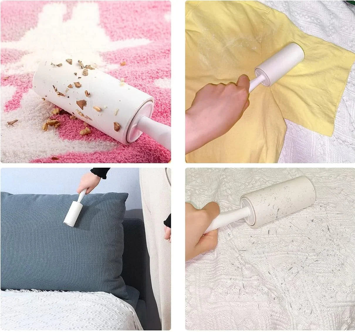 Lint Roller With 2 Extra Sticky Rolls