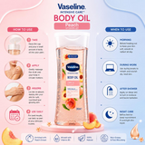 Vaseline Peach Vitamin B3 Body Oil - 200ml