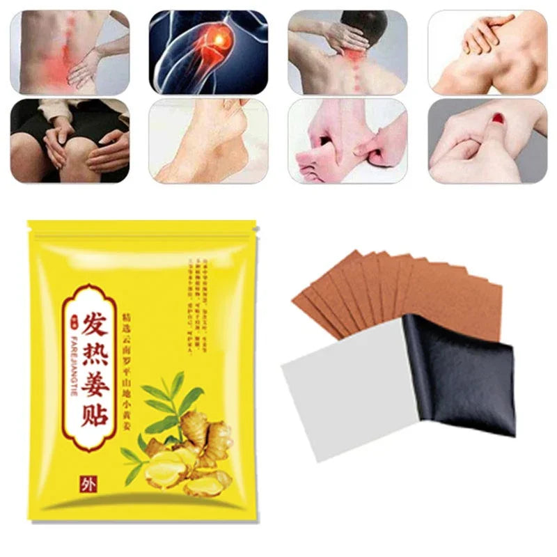 FAREJIANGTIE Pain Relief Ginger Patches