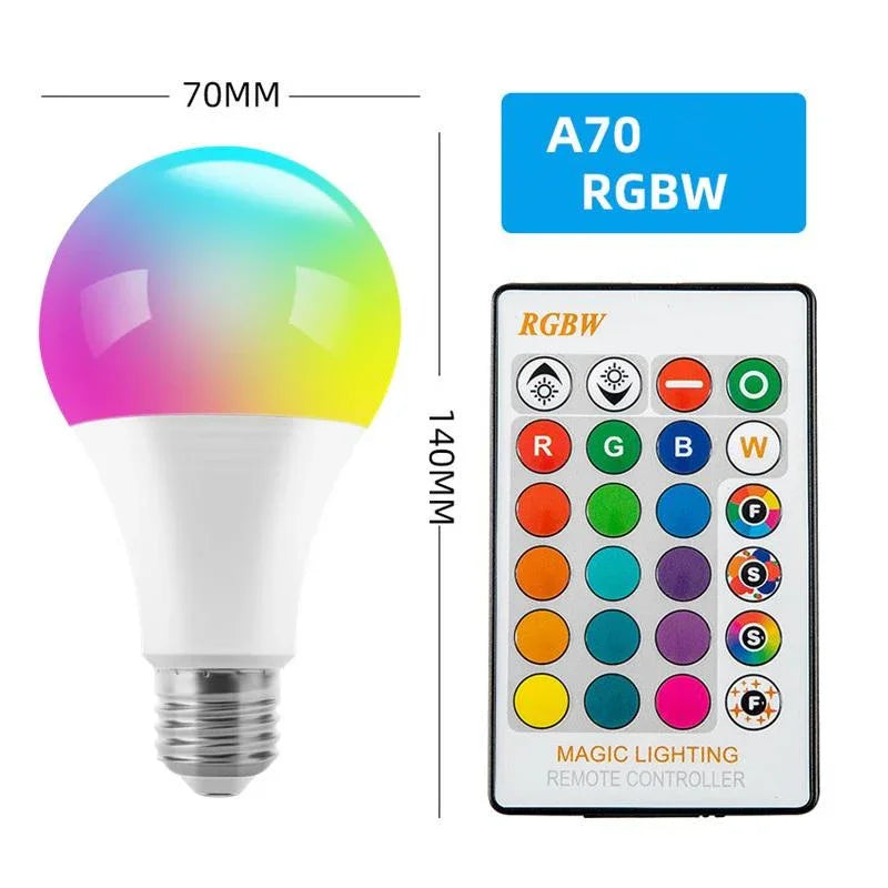 Smart Control RGBW LED Bulb With Remote