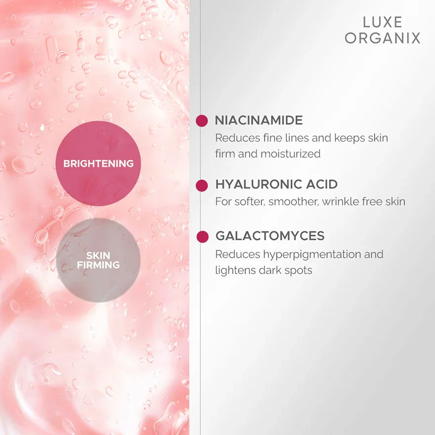 Luxe Organix Rosewater Soothing Gel Korea - 100ml
