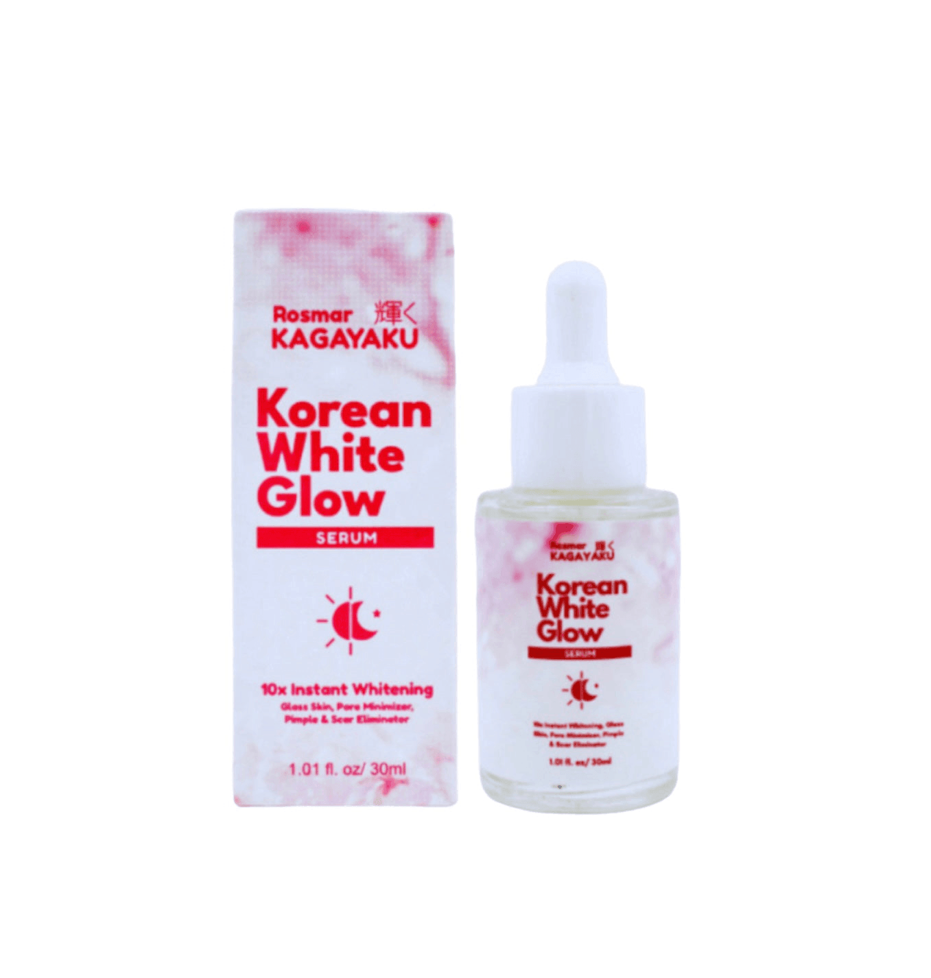 Rosmar Kagayaku 24K Gold & Korean White Glow Serum - 30ml × 2 Pcs