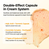 Dr.Melaxin Kojic Acid Turmeric Capsule Body Cream - 200g