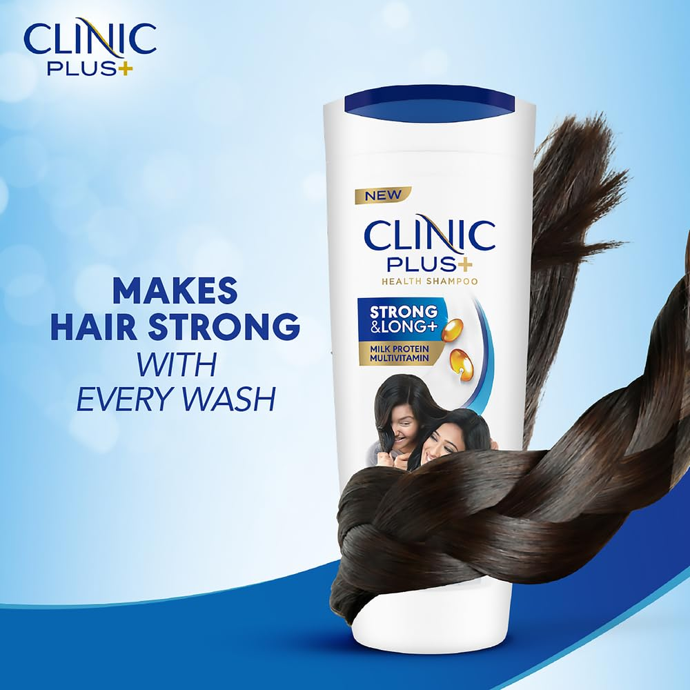 Clinic Plus Strong & Long Milk Protein Shampoo - 355ml