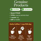 Fitgum Collagen Chia Coffee Mix - 12g x 10 Sachets