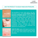 Luxe Organix Miracle Solution Acne Derm+ Serum - 30ml