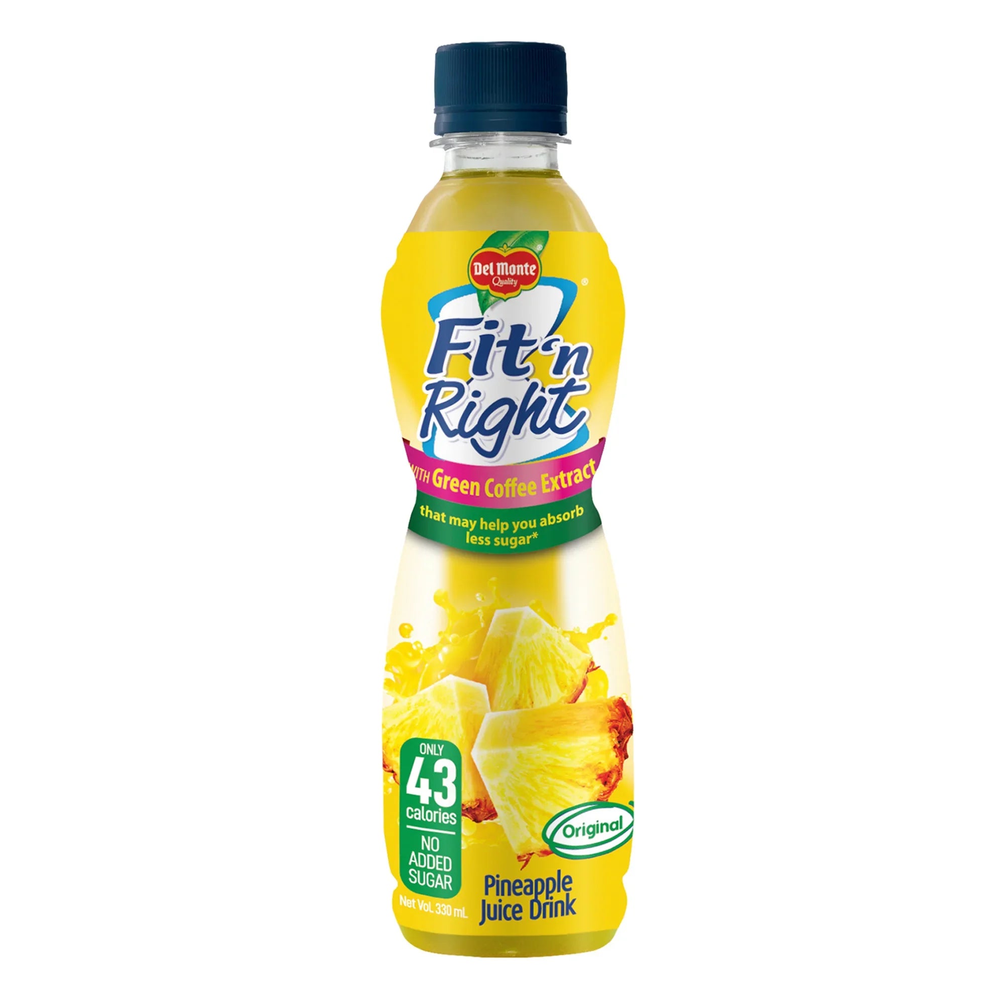 Del Monte Fit'n Right Original Pineapple Juice Drink - 330ml