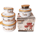 Kitchen Set Stainless Steel Thermos Box Container Food Warmer - 5 Pcs Set