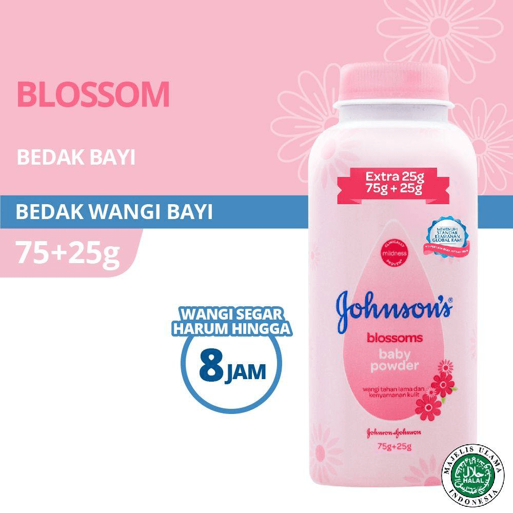 Johnsons Baby Powder Blossoms 75g+25g