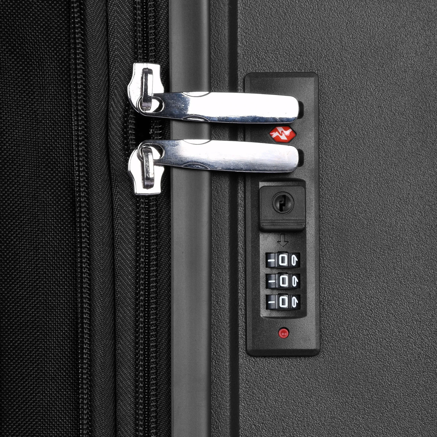 American Flyer Luggage Bag 24 Inch Check-in Luggage Trolly - Black