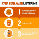 Listerine Fresh Citrus Mouthwash - 500ml