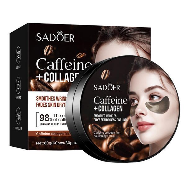 Sadoer Caffeine Collagen Firm Nourish Eye Mask - 80g (60Pcs)