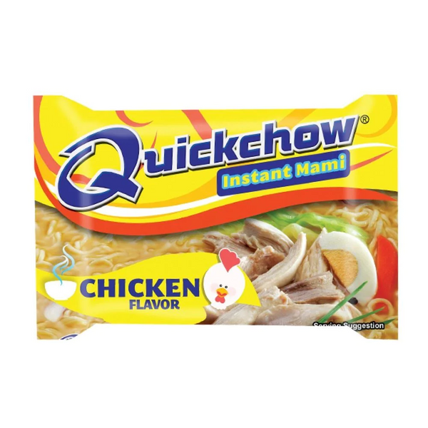 Quickchow Instant Mami Noodles Chicken Flavor - 55g