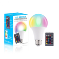 Smart Control RGBW LED Bulb With Remote - A70