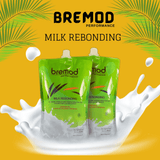 مجموعة فرد الشعر بالحليب من Bremod (A) + (B) - 1250 مل + 1250 مل