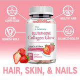 Nature Glow Glutathione Collagen Glow Strawberry - 30 Gummies