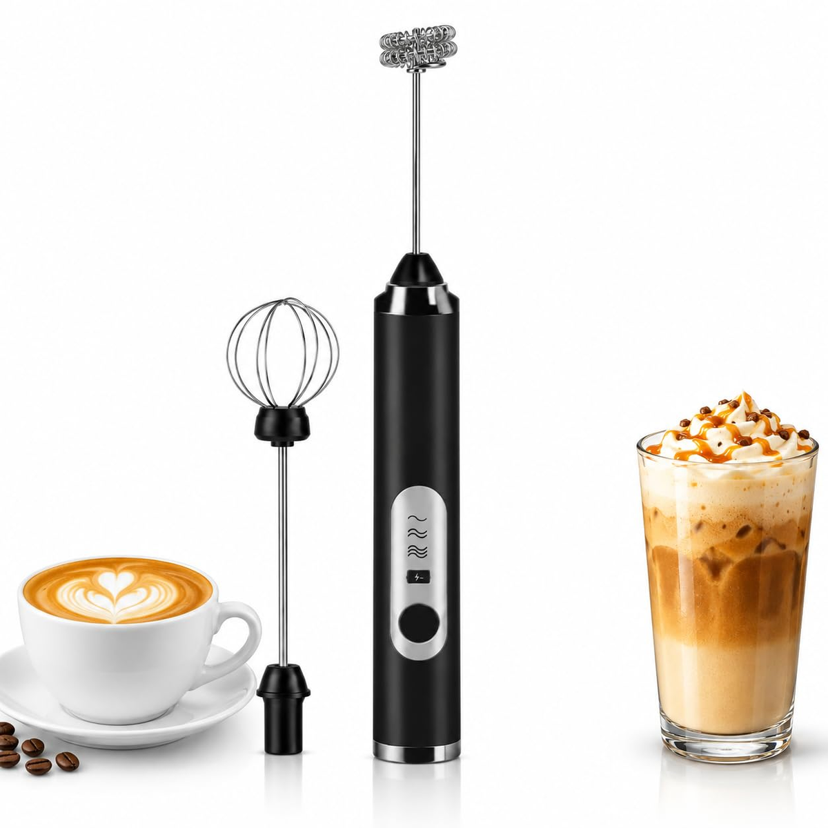 Multifunctional Portable Electric Milk Frother