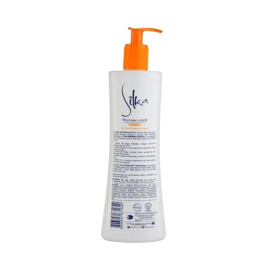 Silka Skin Brightening Papaya Lotion SPF6 500ml