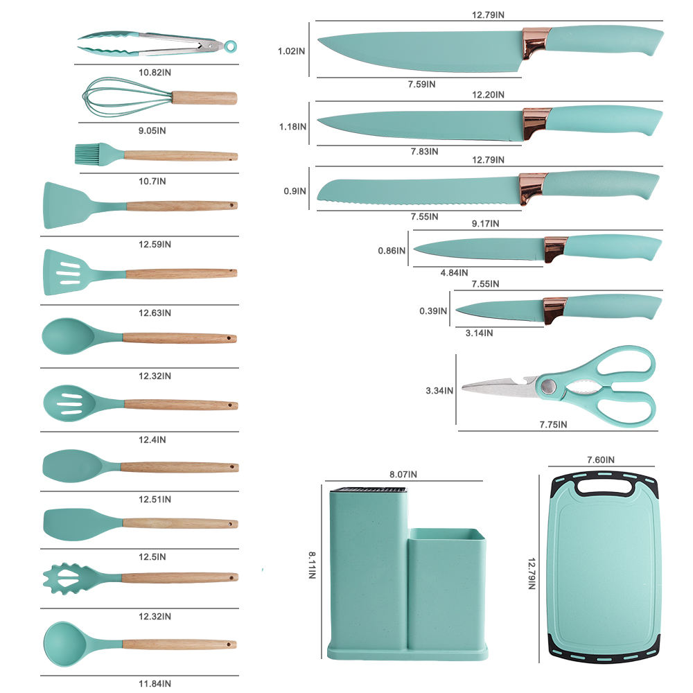 Light & Handy Kitchen Set - 19Pcs