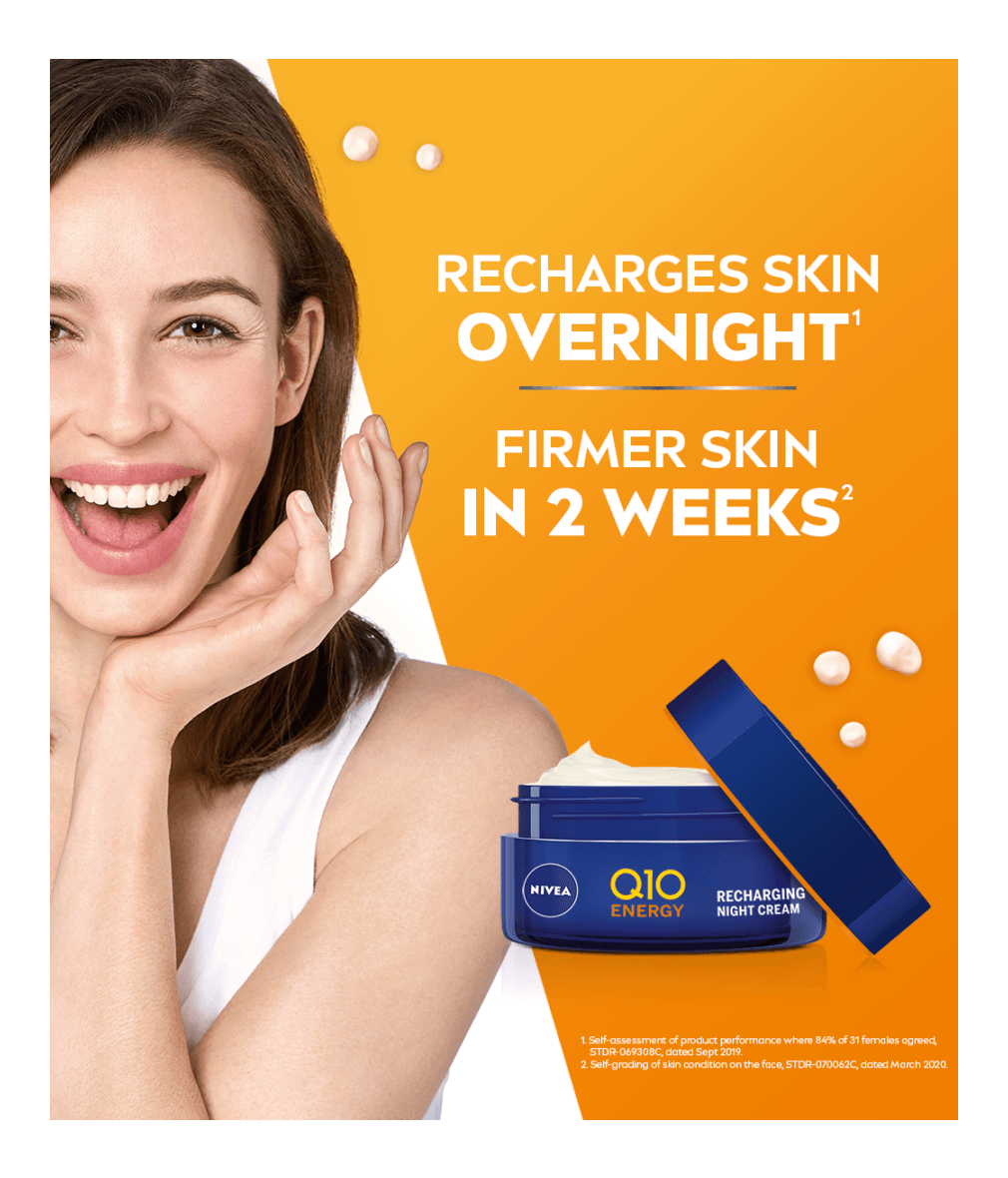Nivea Q10 Energy Anti-Wrinkle Night Cream - 50ml