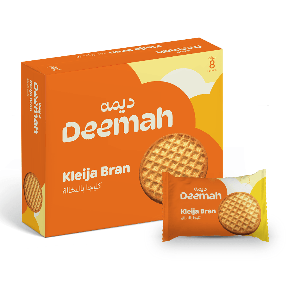 Deemah Kleija Biscuit With Bran - 8 Packets (Offer)