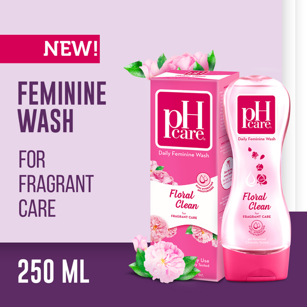 pH Care Daily Feminine Wash Floral Clean - 250ml