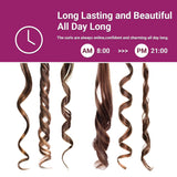مكواة تجعيد الشعر بثلاثة براميل من BaByverse Keratin BA-449