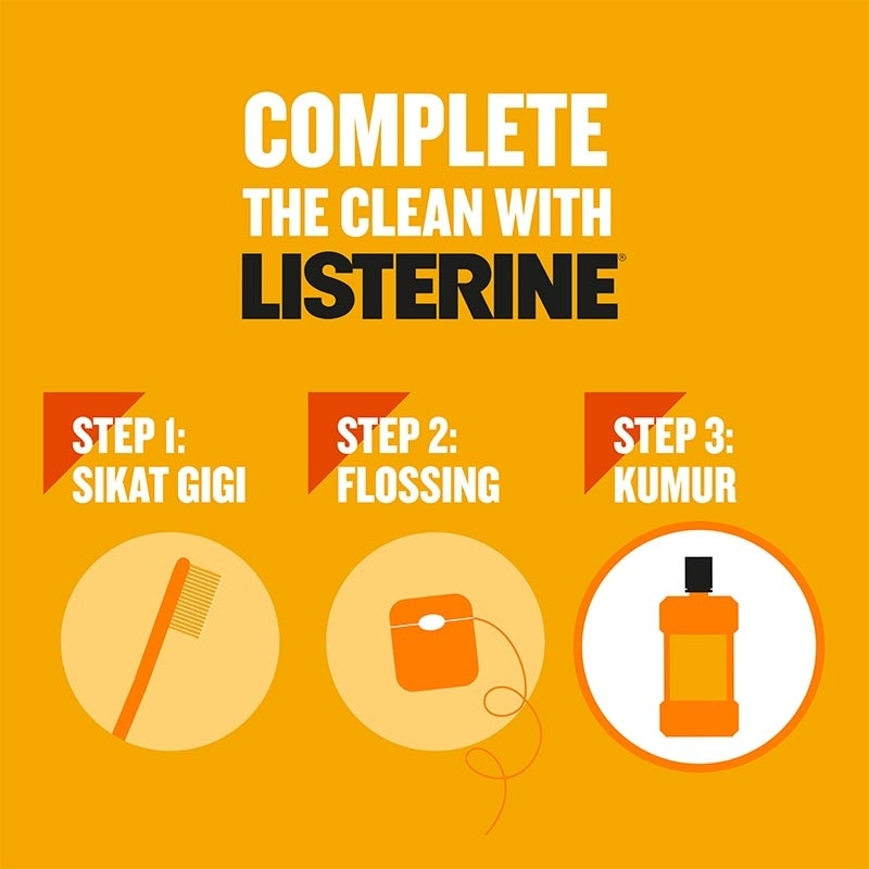 Listerine Fresh Citrus Mouthwash - 500ml