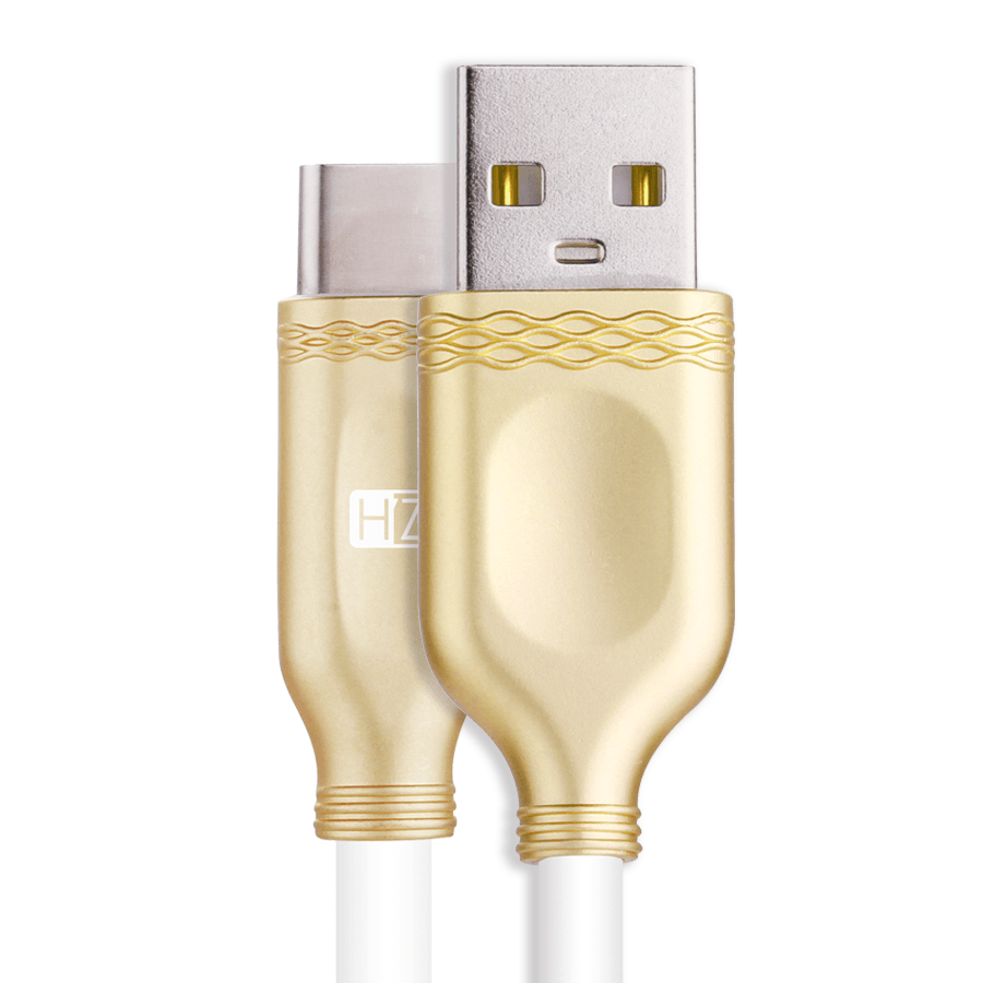 كابل شحن مرن معدني من النوع C إلى USB من HEATZ - ZCT06