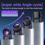 Portable Digital Display High Speed Desktop Fan