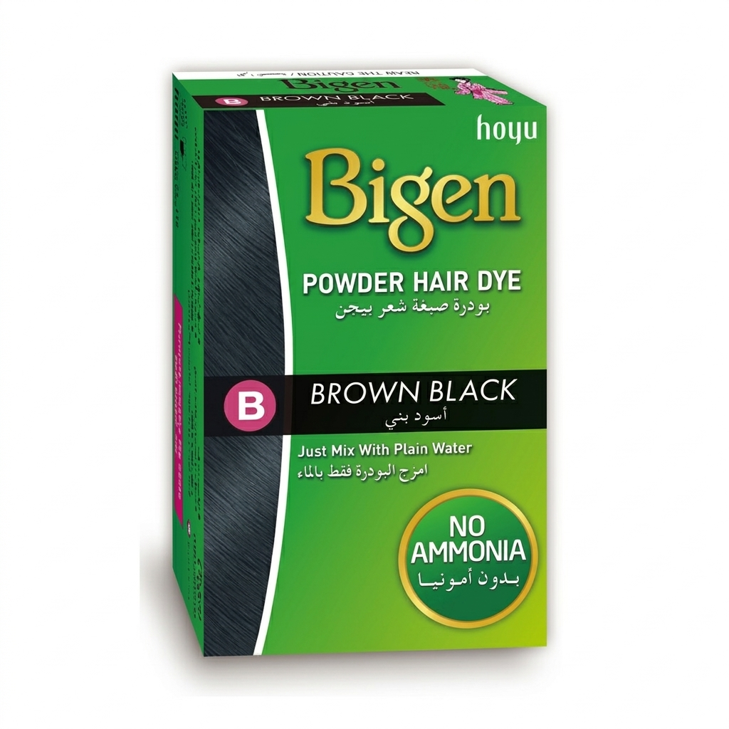 Bigen Brown Black-B Hair Color Powder Dye - 6g