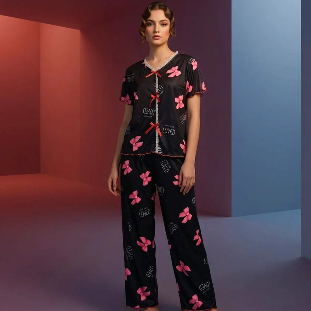 Premium Design Casual Pajama Set Night Suit