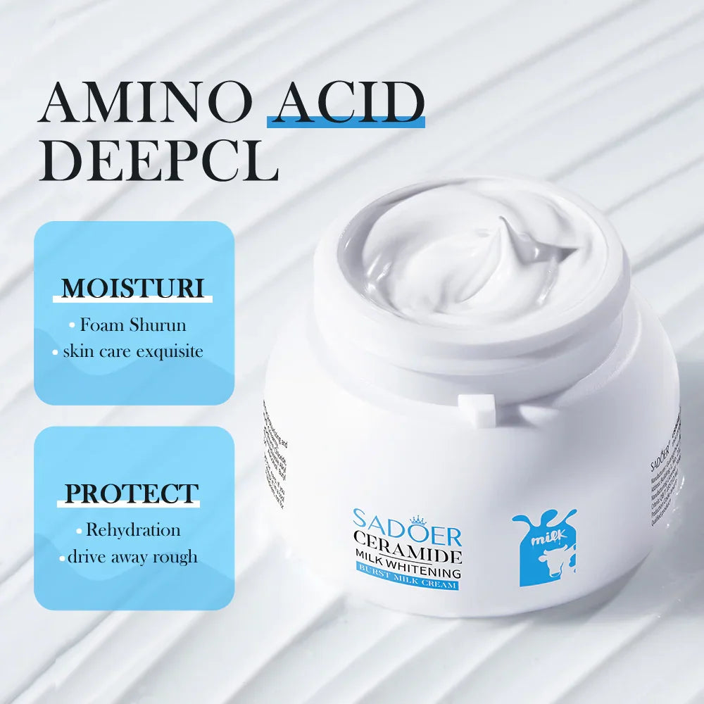 Sadoer Ceramide Milk Brightening Burst Milk Cream - 120g