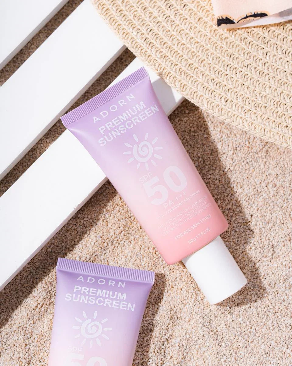 Adorn Premium Sunscreen SPF 50 PA+++ - 50g
