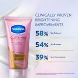 Vaseline Gluta-Hya Serum Burst Lotion Dewy Radiance 70X - 300ml