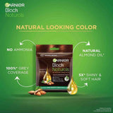 Garnier Black Naturals Hair Color Shade 4.0 Natural Brown - 20ml+20g