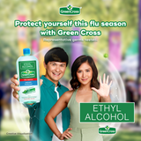 Green Cross Ethyl Alcohol with Moisturizer 70% Solution - 500ml