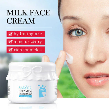 Sadoer Ceramide Milk Brightening Burst Milk Cream - 120g
