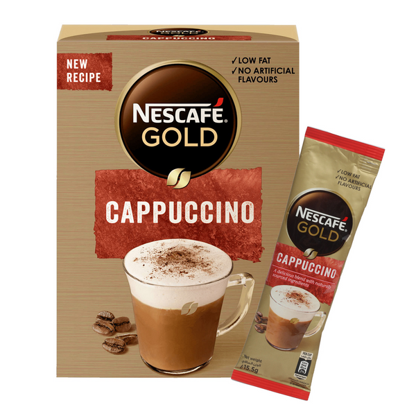 Nescafe Gold Cappuccino Instant Coffee 10 x 15.5g